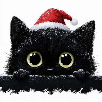 Christmas Peeking Clipart Bundle | 113 Holiday PNG Images | Commercial Use | Digital Download